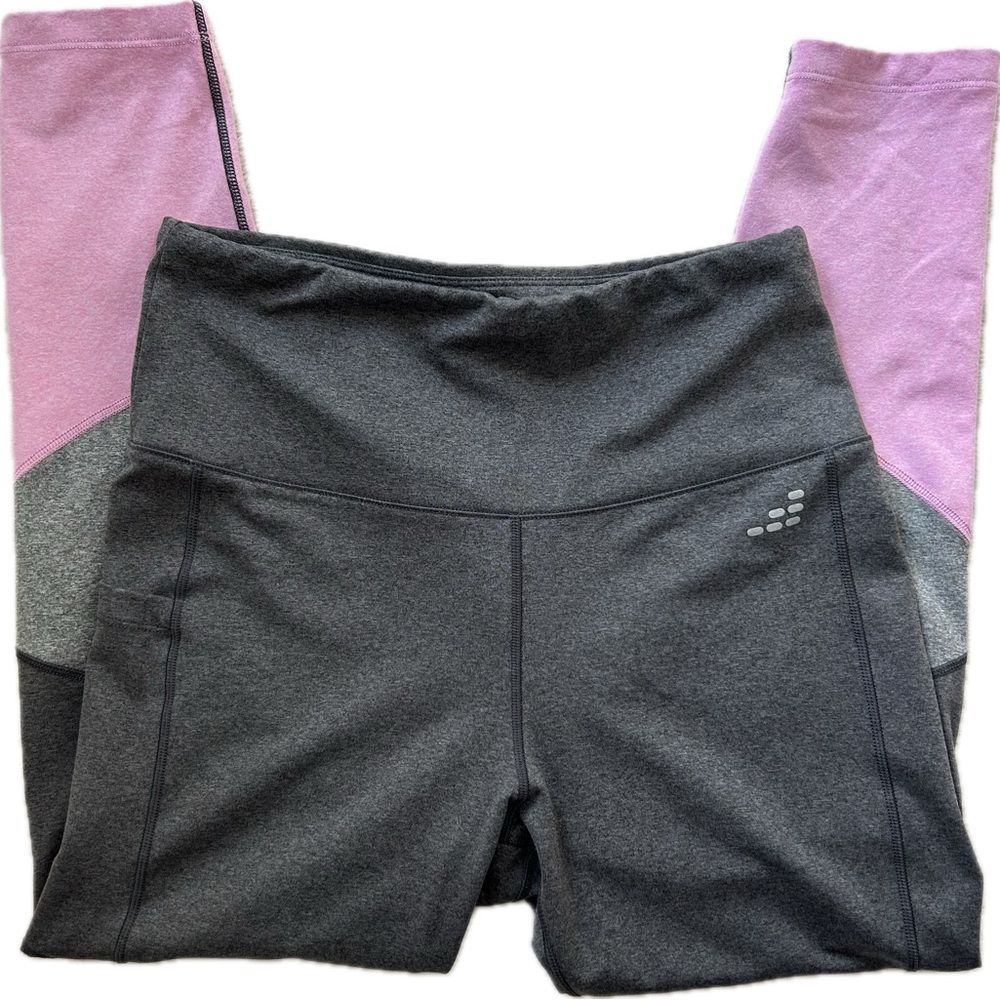 BCG Women's Gray and Lavender Leggings